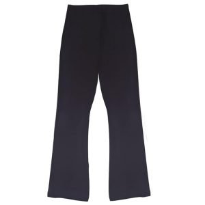 Young Girls Bell Bottom Cut Pants — Presents Trendy & Versatile Outwear Bottoms | Comfortable, Stretchable & Regular Fit for Girls | Color - Black