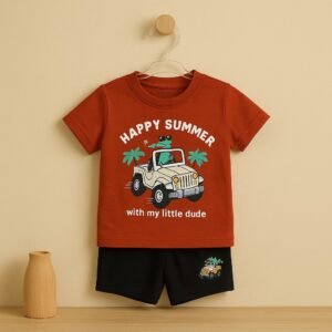 "Happy Summer" Jeep Print Set – with My Little Dude